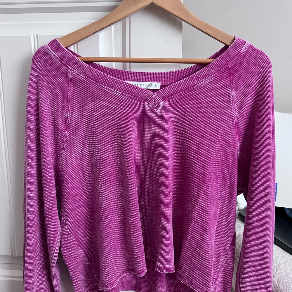 Altar'd State Pink Relaxed Sweatshirt